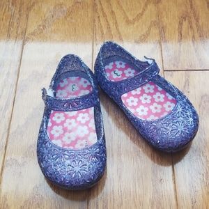 Size 3 Glitter Jelly Sandals
